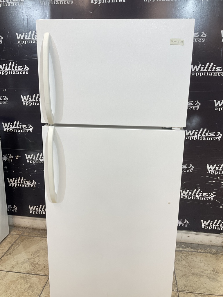 Frigidaire Used Refrigerator Top and Bottom 28x64 1/2” (White) 