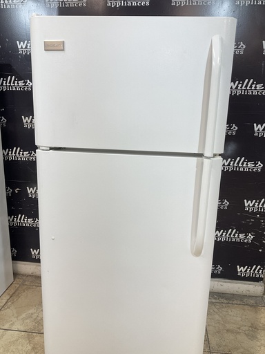 [103885] Frigidaire Used Refrigerator Top and Bottom 30x66 (White)