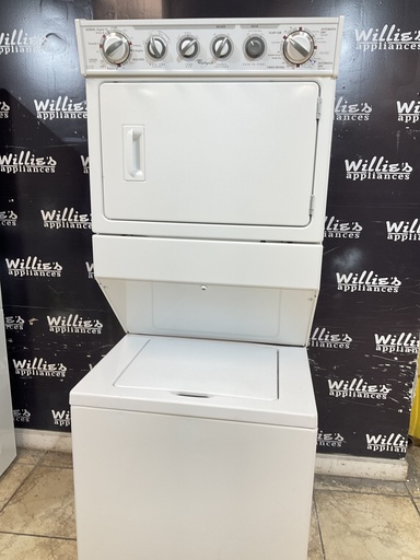 [103910] Whirlpool Used Natural Gas Unit Stackable 27x72 ” (White) 