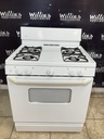 Ge Used Natural Gas Stove 30inches (White)
