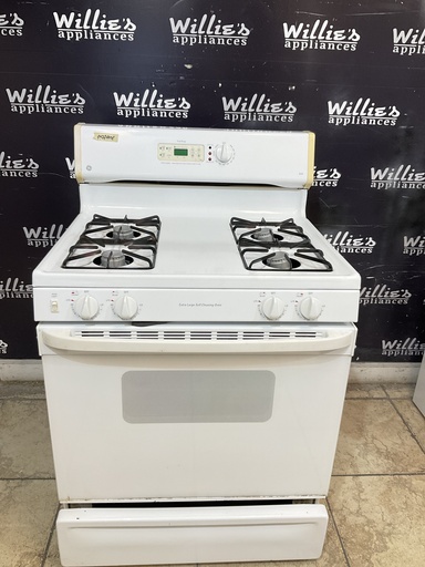 [103969] Ge Used Gas Propane Stove 30inches (White)