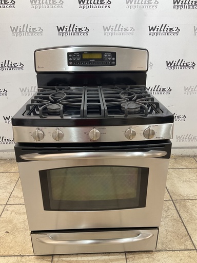[103970] Ge Used Natural Gas Stove 30inches (Stainless Steel) 