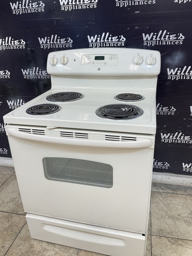 [103986] Ge Used Electric Stove 30inches {no cord} 