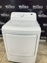 Lg Used Electric Dryer 220volts (30 AMP) 27inches {3 prong} (White) 