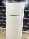 Ge Used Refrigerator Top and Bottom 28x67 (White) 
