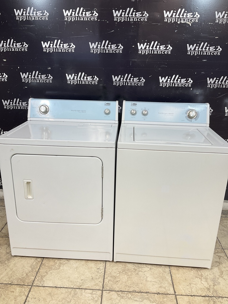 Estate Used Electric Set Washer/Dryer  220volts (30 AMP) 27inches {no cord}  (White) 