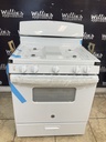 Ge Open Box Natural Gas Stove 30inches (White) 