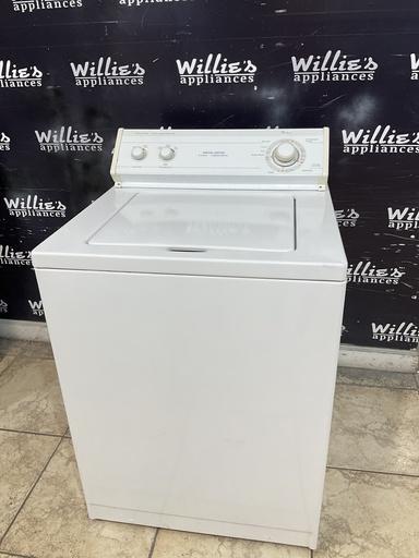 [104028] Whirlpool Used Washer Top-load 27inches (white) 