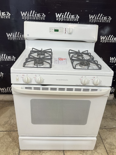 [104056] Ge Used Natural Gas Stove 30inches (White) 