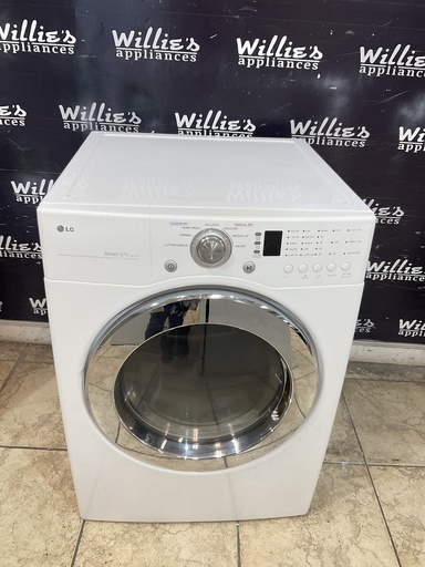[104059] Lg Used Electric Dryer 220volts (30 AMP) 27inches {3 prong} (White) 