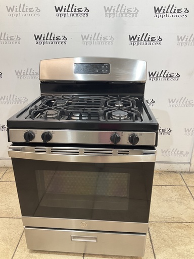 [104063] Ge Used Natural Gas Stove 30inches (Stainless Steel) 