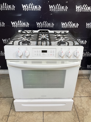 [104065] Frigidaire Used Natural Gas Stove 30inches (White) 
