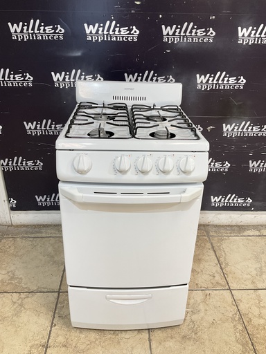 [104067] Hotpoint Used Natural Gas Stove 20inches (White) 