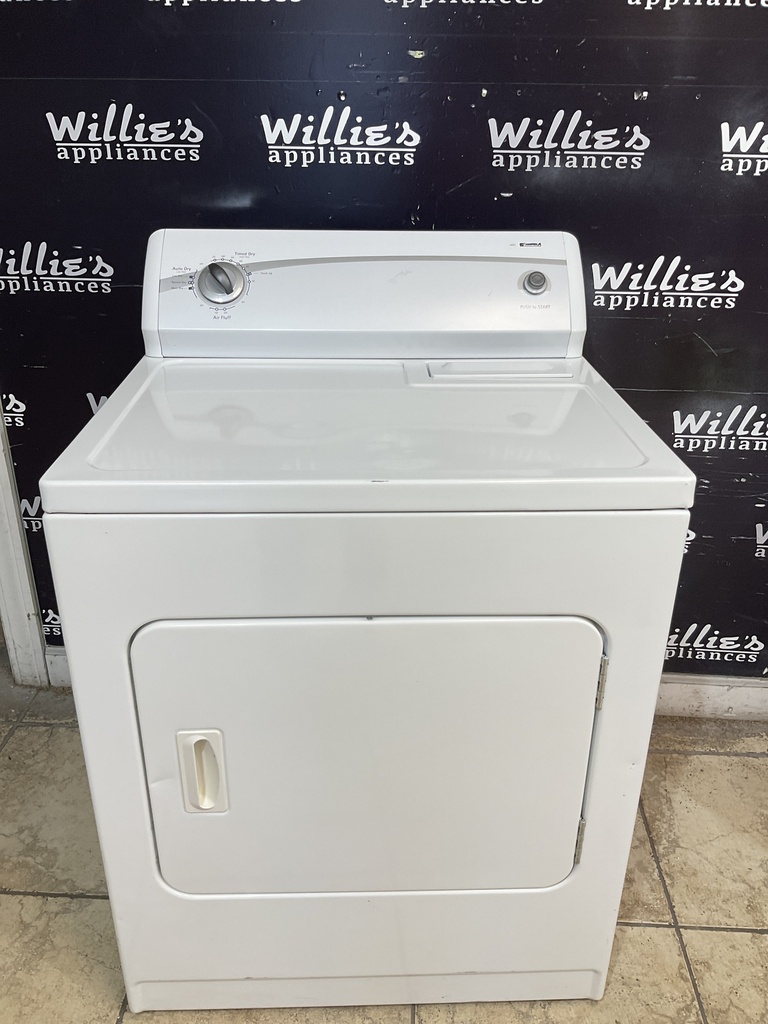 Kenmore Used Electric Dryer 220volts (30 AMP) 29inches {3 prong} (White) 