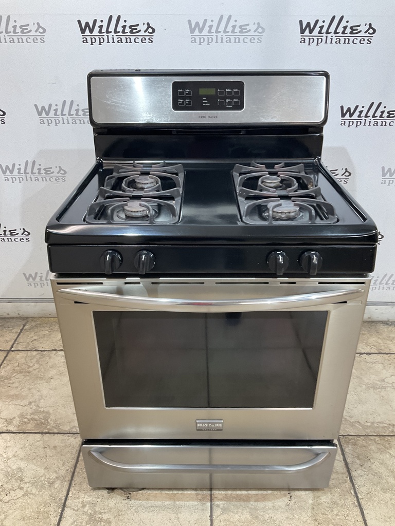 Frigidaire Used Natural Gas Stove 30inches (Stainless Steel) 