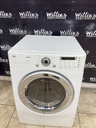 Lg Used Electric Dryer 220volts (30 AMP) 27inches {no cord} (White) 