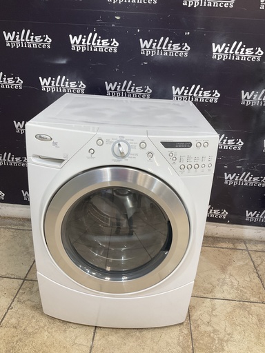 [104099] Whirlpool Used Washer Front-load 27inches (White) 