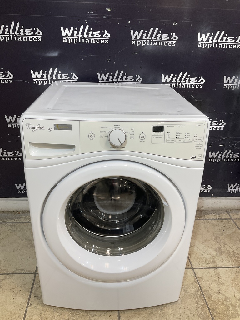 Whirlpool Used Washer front- load 27inches (white)
