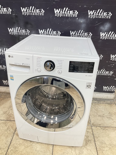 [104061] Lg Used Washer front-load 27inches (White)