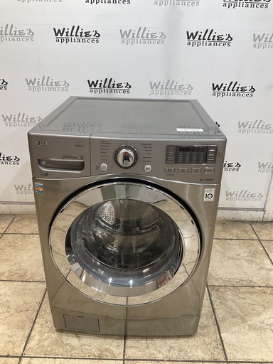 [104072] Lg Used Washer front-load 27inches (Grey) 