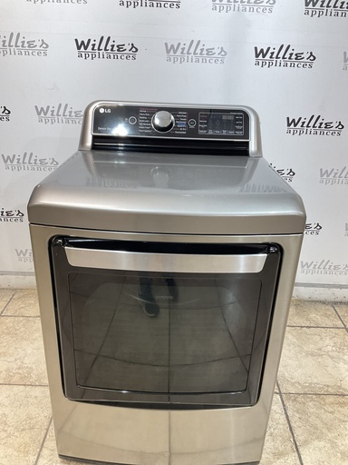[104083] Lg Used Electric Dryer 220volts (30 AMP) 27inches {4 prong} (Grey)