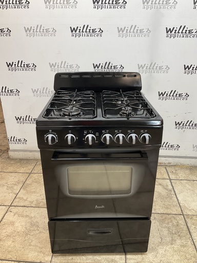 [104091] Avanti Used Gas Propane Stove 23 1/2” (Balck)