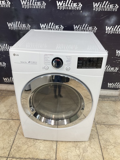 [104104] Lg Used Electric Dryer 220volts (30 AMP) 27inches {4 prong} (White) 