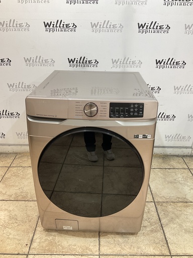[104120] Samsung Used Washer Front-load 27inches (Champagne) 