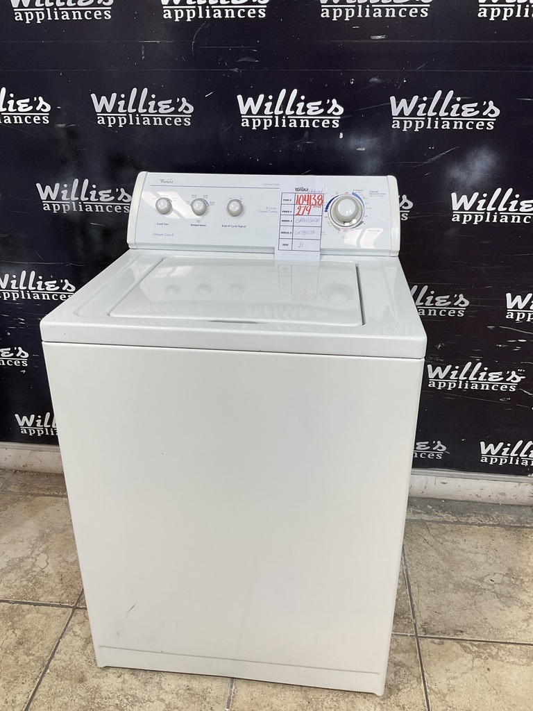 Whirlpool Used Washer Top-load 27inches (White) 