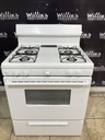 Frigidaire Used Natural Gas Stove 30inches (white) 