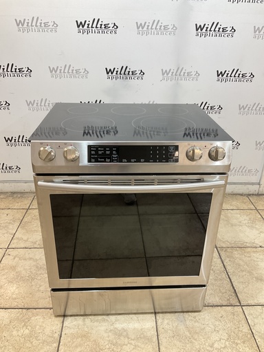 [104130] Samsung Used Electric Stove 220volts (40/50 AMP) 30inches {no cord} (Stainless Steel) 