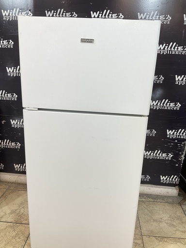 [104193] Hotpoint Used Refrigerator Top and Bottom 28x61 (white) 