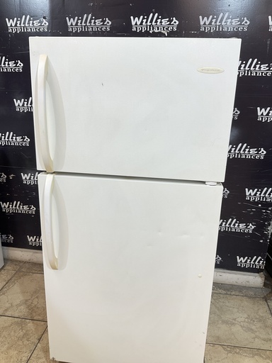 [104159] Frigidaire Used Refrigerator Top and Bottom 28x60 (White) 