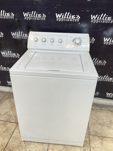 [104218] Whirlpool Used Washer Top-load 27inches (White) 