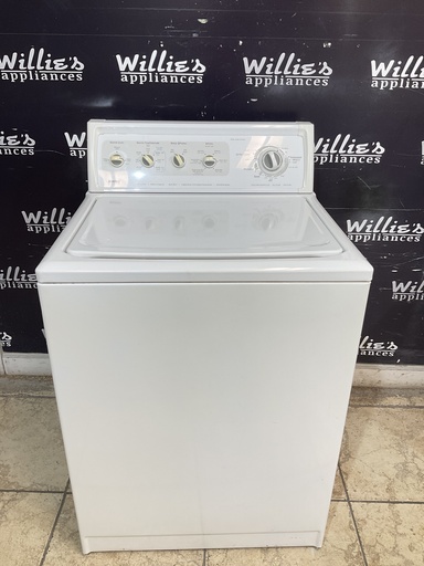 [104211] Kenmore Used Washer top-load 27inches (White) 