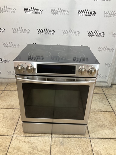[104240] Samsung Used Electric Stove 220volts (40/50 AMP) 30inches {3 prong} (Stainless steel) 