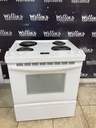 Whirlpool Used Electric Stove 220volts (40/50 AMP) 30inches {4 prong} (White) 