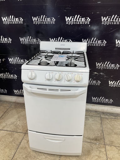 [104245] Hotpoint Used Natural Gas Stove 20inches (white)
