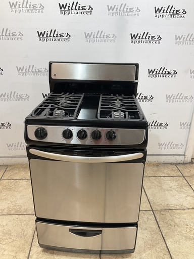 [104280] Ge Used Electric Stove 24inches (Stainless Steel) 