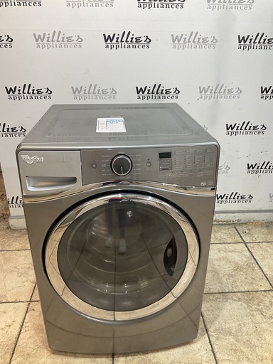 [104286] Whirlpool Used Washer Front-load 27inches (Grey) 