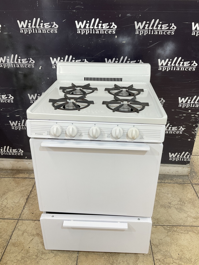 Premier Used Natural Gas Stove 24inches (White) 