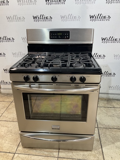 [104323] Frigidaire Used Natural Gas Stove 30inches (Stainless Steel) 