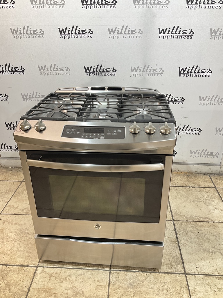 Ge Used Natural Gas Stove 30inches (Stainless Steel) 