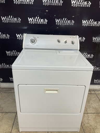 [104302] Whirlpool Used Electric Dryer 220volts (30 AMP) 29inches {3 prong} (White) 