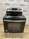 Whirlpool Used Electric Stove 220volts (40/50 AMP) 30inches {no cord} (Stainless Steel) 