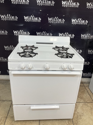 [104389] Premier Used Natural Gas Stove 30inches (white) 