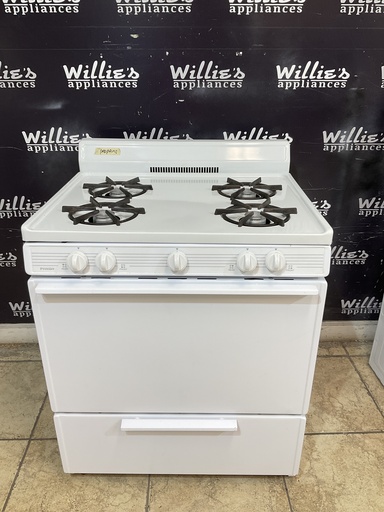 [104408] Premier Used Gas Propane 30inches (White) 