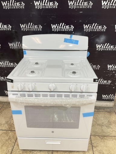 [104420] Ge Open Box Natural Gas Stove 30inches (white)