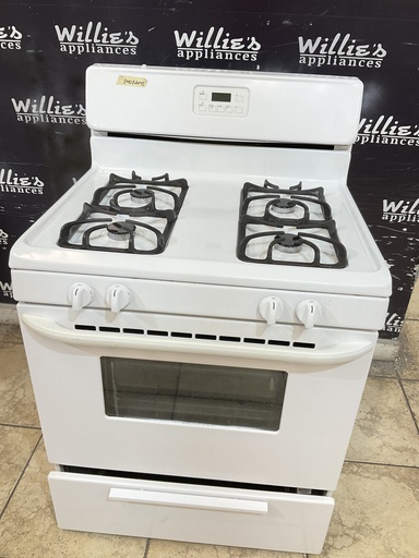 [104407] Frigidaire Used Gas Propane Stove 30inches (white) 