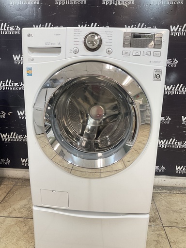 [104444] Lg Used Washer Front-load 27inches (White) 
